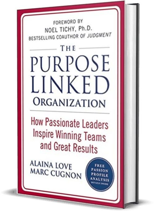 mockup of book THE PASSION LINKED ORGANIZATION